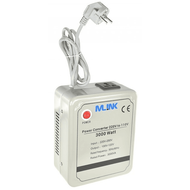 Conversor 220V ->110V 3000W - MLINK 1