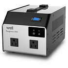 Conversor LCD 230 <-> 110V 1000W (1000VA) - WELL 1