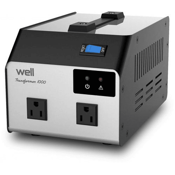 Conversor LCD 230 <-> 110V 1000W (1000VA) - WELL 1