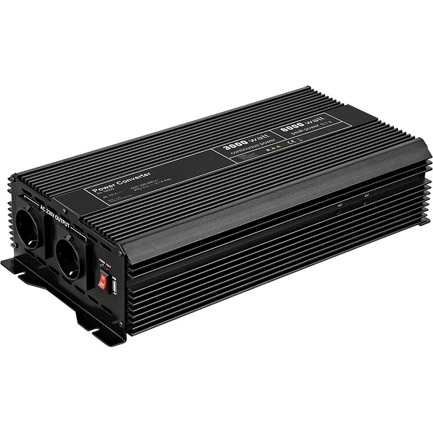 Conversor 12V -> 220V 3000W USB - GOOBAY 
