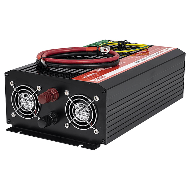 Conversor ONDA PURA 12V -> 220V 1000W USB 2