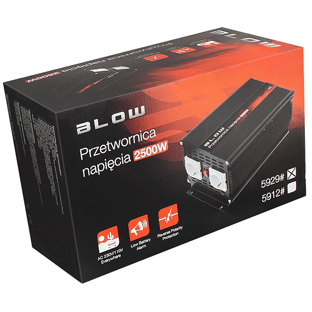 Conversor 12V -> 220V 2500W Shuck - BLOW 3