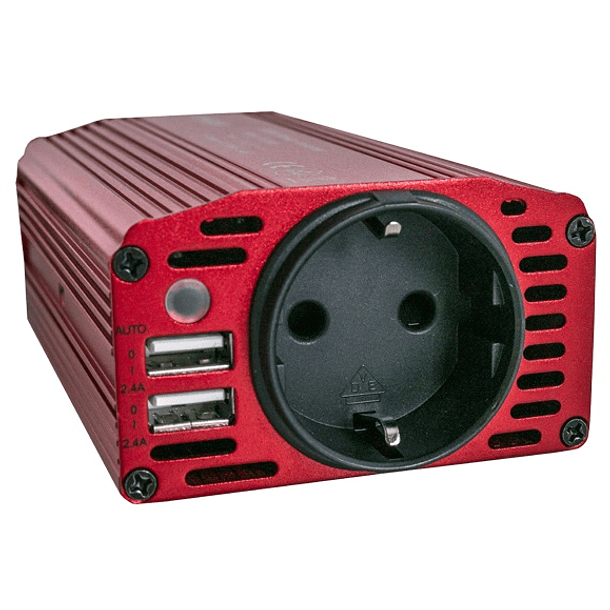 Conversor 12-220V 300W c/ USB (Onda Sonosoidal Modificada) 2