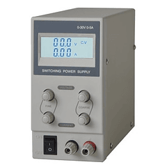 Fonte Alimentação Regulável 0~30V 0~5A c/ Visor LCD