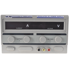 Fonte Alimentação 0-30V / 0-30A Duplo Mostrador - M-LINK