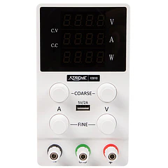 Fonte Alimentação Regulável 0~60V 0~5A c/ Visor LCD Duplo