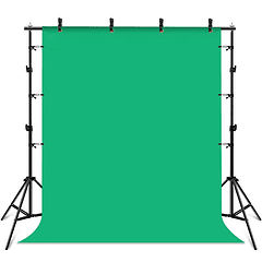 Stand p/ Estúdio Fotográfico (2 x 2 mts) + 3 Telas - PULUZ