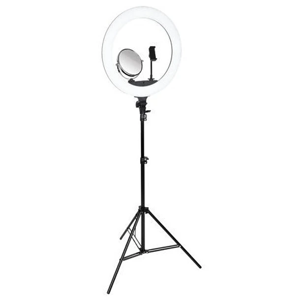 Pack Candeeiro LED c/ Espelho + Tripé Extensível (2 mts) p/ Estúdio Fotográfico 1