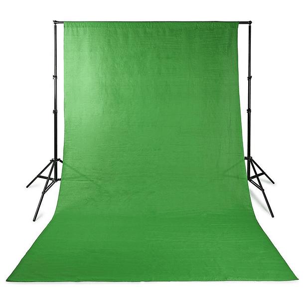 Tela de Fundo Verde p/ Estúdio Fotográfico (2,95 x 2,95 mts) - NEDIS 1