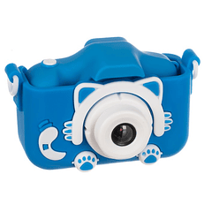 Câmara Fotográfica Infantil c/ Cartão 16GB (Azul) - KRUZZEL