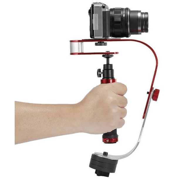 Suporte Estabilizador Metálico de Mão p/ Cameras Foto/Video 1
