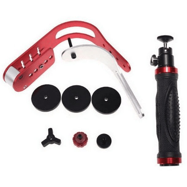 Suporte Estabilizador Metálico de Mão p/ Cameras Foto/Video 4