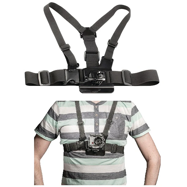 Suporte Arnês de Peito p/ Camaras Desportos Radicais - NEDIS 1