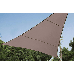 Toldo Vela de Sombra Triangular (3,6 x 3,6 x 3,6 mts) Cinza - PEREL
