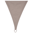Toldo Vela de Sombra Triangular (3,6 x 3,6 x 3,6 mts) Cinza - PEREL 4