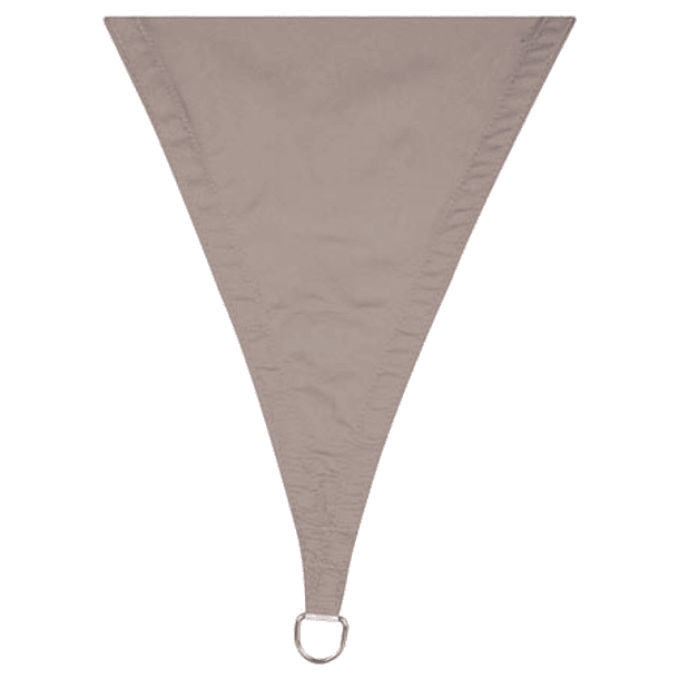 Toldo Vela de Sombra Triangular (3,6 x 3,6 x 3,6 mts) Cinza - PEREL 4