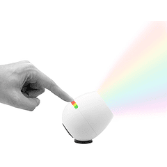 Luz LED RGB (256 Cores) 3W 150Lm com Bateria p/ Ambientes