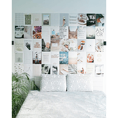 Decoração de 50 Fotos DreamLand p/ Parede - FLAMINGUEO