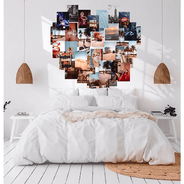 Decoração de 50 Fotos DreamLand p/ Parede - FLAMINGUEO 2