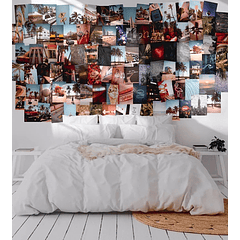 Decoração de 100 Fotos Miami p/ Parede - FLAMINGUEO