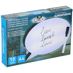 Balão de Fala Iluminado (10 LEDs) - GRUNDIG