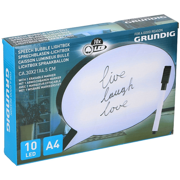 Balão de Fala Iluminado (10 LEDs) - GRUNDIG 2