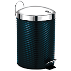 Cesto c/ Pedal 7L (Metallic Line Aquamarine Edition) - BERLINGER HAUS 1