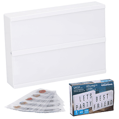 Caixa de Iluminação c/ Letras e Luz LED (21 x 15 x 4,1 cm) - GRUNDIG