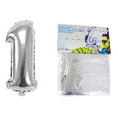 Balão Númerico de Encher (Número 1) - 32x45cm