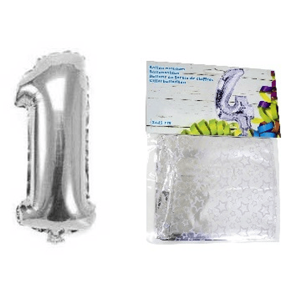 Balão Númerico de Encher (Número 1) - 32x45cm 1