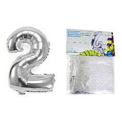 Balão Númerico de Encher (Número 2) - 32x45cm