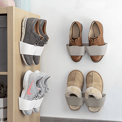 Organizador p/ Arrumação de Calçado c/ Adesivo (4 Pares) - INNOVAGOODS