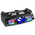 Consola de Som Portátil DJ 2.1 150W c/ USB/SD/BT e Efeitos LED c/ Bateria (MDJ160B) Preto - FENTON 1