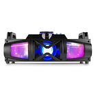 Consola de Som Portátil DJ 2.1 150W c/ USB/SD/BT e Efeitos LED c/ Bateria (MDJ160B) Preto - FENTON 2