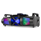 Consola de Som Portátil DJ 2.1 150W c/ USB/SD/BT e Efeitos LED c/ Bateria (MDJ160B) Preto - FENTON 3