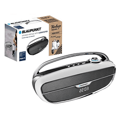 Coluna Portátil BLP3360 Bluetooth 20W Vintage (Branco) - BLAUPUNKT