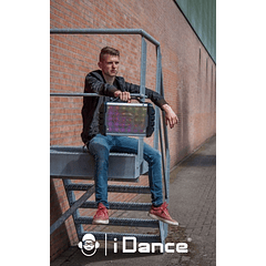 Coluna Portátil LEDs RGB c/ Leitor MP3, USB, SD, AUX, Bluetooth (Branco) - iDance