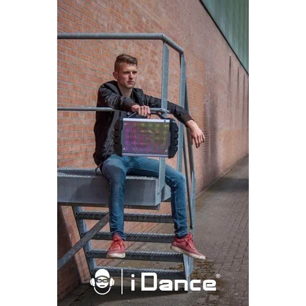 Coluna Portátil LEDs RGB c/ Leitor MP3, USB, SD, AUX, Bluetooth (Branco) - iDance 2