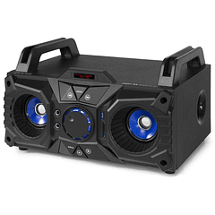 Coluna Portátil LED 4.0 DSP USB/AUX 10W PowerBank - BLAUPUNKT