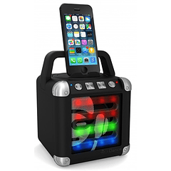 Coluna Portátil Bluetooth c/ Efeitos de LED (Preto) - iDance