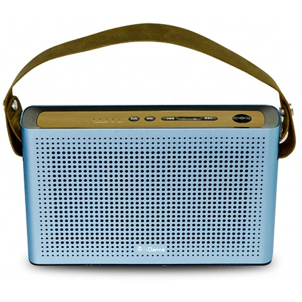 Coluna Portátil 50W c/ Leitor AUX e Bluetooth (Azul) - iDance 1