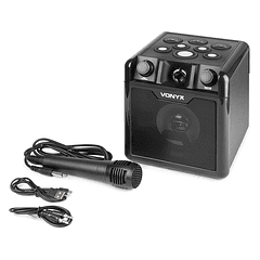 Pack Karaoke 50W Bluetooth c/ Drum Pads (SBS50B-DRUM) - VONYX