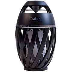 Coluna Portátil Bluetooth 5W RMS c/ LED (Imitação Chama/Vela) - ORAVA