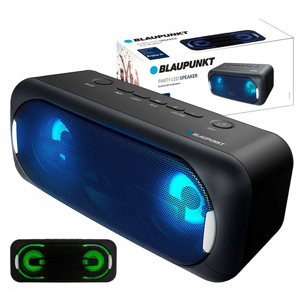 Coluna Portátil BLP3940 Bluetooth 22W 2.1 (Preto) - BLAUPUNKT 1