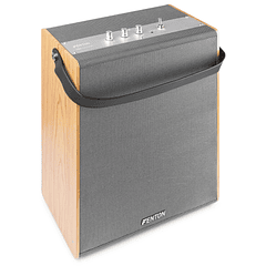 Coluna de Madeira Bluetooth Estilo Vintage 8