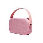 Coluna Portátil Bluetooth 2x 3W AUX/BAT (Rosa) - DENVER 1