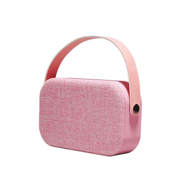 Coluna Portátil Bluetooth 2x 3W AUX/BAT (Rosa) - DENVER 1