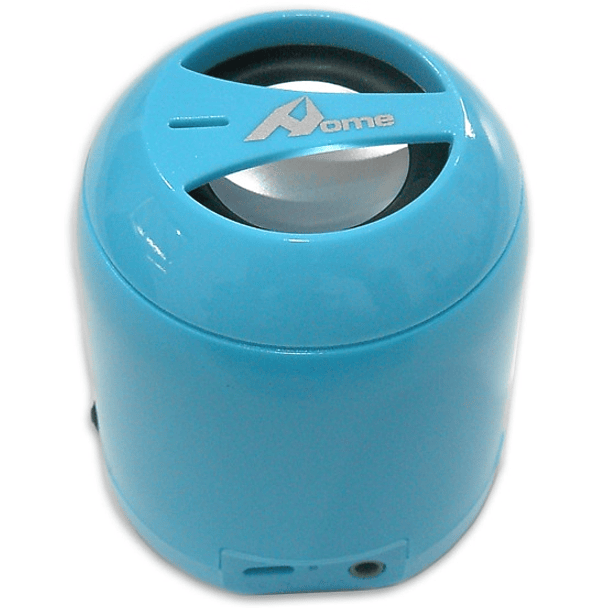 Coluna Mini Bluetooth Portátil USB (Azul) 2