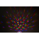 Coluna Mini Portátil LEDs Efeitos RGB c/ Leitor FM, USB, MiniSD, MP3, Bluetooth (Preto) - QUER 2