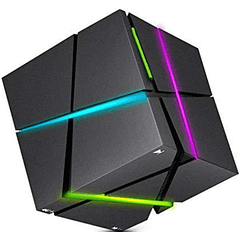 Coluna Portátil Bluetooth Q2 LED 5W (Preto)